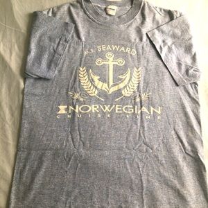Vintage single stitch Norwegian Cruise Line tee.